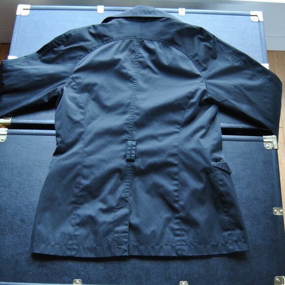 Express Design Studio Medium Black Button Up Pea Coat - Picture 4 of 5